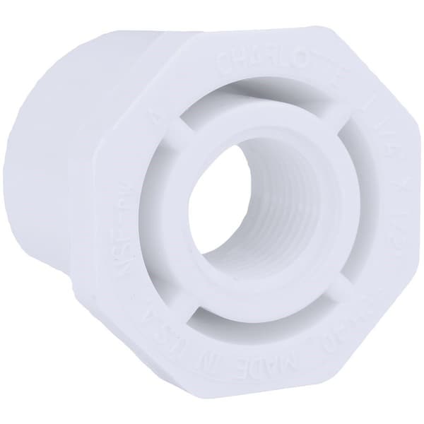 Charlotte Pipe And Foundry 1-1/4 In. SPG x 1/2 In. FPT Schedule 40 PVC Bushing PVC 02108 0900HA - main
